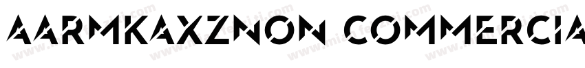 AaRMKAXZNon CommercialUse字体转换